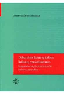 Dabartinės lietuvių kalbos linksnių variantiškumas - Humanitas