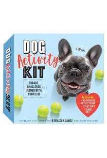 Dog Activity Kit: Activity Boo k, 3 Play Cups, Tennis Ball Humanitas