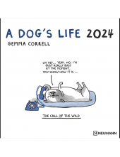 A Dog's Life 2024 metų sieninis kalendorius - Humanitas