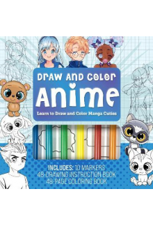 Draw & Color Anime Kit : Learn to Draw and Color Manga Cutie - Humanitas