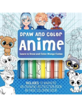 Draw & Color Anime Kit : Learn to Draw and Color Manga Cutie - Humanitas