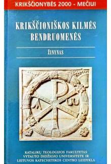 Krikščioniškos kilmės bendruom enės. Žinynas - Humanitas