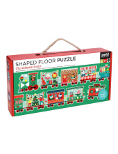Christmas Train Shaped Floor P uzzle - Humanitas