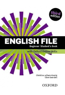 English File Beginner Students Book with Oxford Online Skills (vadovėlis, 3rd edition) - Humanitas