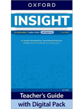 Insight Pre-intermediate Teacher's Guide With Digital Pack - Humanitas