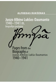 Juozo Albino Lukšos-Daumanto 1940-1941m. biografijos puslap - Humanitas