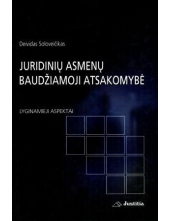 Juridinių asmenų baudžiamoji atsakomybė:lyginamieji aspekta - Humanitas