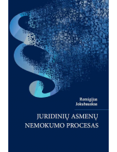 Juridinių asmenų nemokumo proc esas - Humanitas