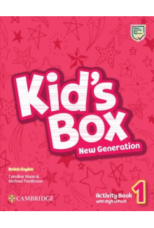 Kid's Box New Generation Level 1 Activity Book with Digital Pack (pratybos) - Humanitas