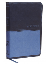 KJV Holy Bible: Value Compact Thinline, Blue Leathersoft, Red Letter, Comfort Print: King James Version - Humanitas
