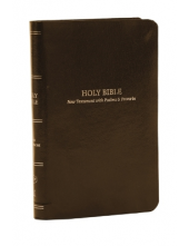 Holy Bible: New Testament with Psalms and Proverbs (Brown) - Humanitas