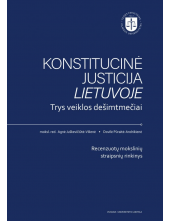 Konstitucinė justicija Lietuvoje. Trys veiklos dešimtmečiai - Humanitas