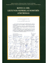 Kovo 11-oji: Lietuvos Nepriklausomybės atkūrimas - Humanitas