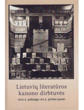 Lietuvių literatūros kanono dirbtuvės: (XIX a. pabaiga - XX a. pirma pusė) Humanitas