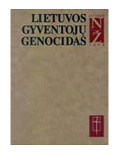 Lietuvos gyventojų genocidas 3Tomas III,antra knyga N-Ž1948 - Humanitas