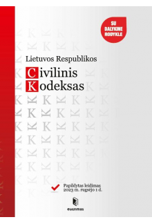 Lietuvos Respublikos civilinis kodeksas (2023-09-01) - Humanitas