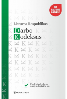 Lietuvos Respublikos darbo kodeksas (2025-11-01) - Humanitas