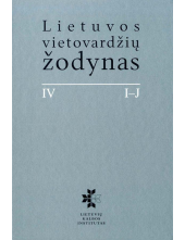 Lietuvos vietovardžių žodynas IV. I-J - Humanitas