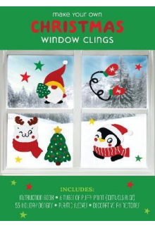 Make Your Own Christmas Window Clings : Book+Plastic Sleeves - Humanitas