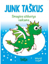 Junk taškus. Smagios užduotys vaikams. Mėlynoji knygelė - Humanitas
