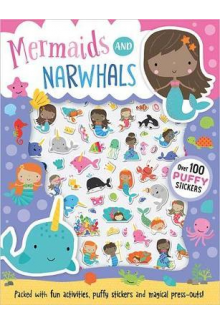 Mermaids and Narwhals Puffy Sticker AB - Humanitas