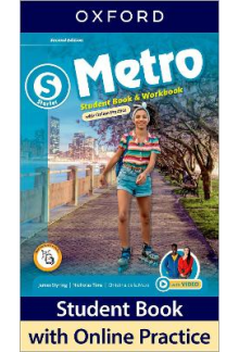 Metro Starter Student Book and Workbook with Online Practice (vadovėlis ir pratybos) - Humanitas