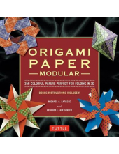 Modular Origami with Paper Pack: 350 Colorful Papers - Humanitas
