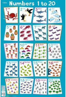 Numbers 1 - 20 Collins Children's Poster - Humanitas