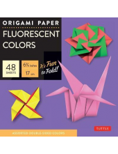 Origami Paper - Fluorescent Colours, 48 Sheets - Humanitas
