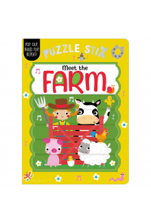 Puzzle Stix Meet the Farm BBwith removable puzzle pieces - Humanitas