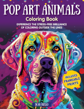 Pop Art Animals Coloring Book - Humanitas