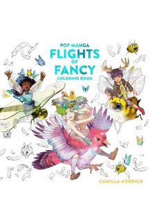 Pop Manga Flights of Fancy Col oring Book - Humanitas