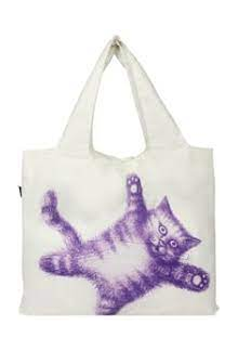 ARMANDO VEVE Flying Purrple Cat Bag - Humanitas