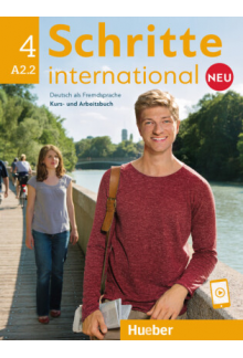 Schritte international Neu 4 Kursbuch + Arbeitsbuch (vadovėlis + pratybos) - Humanitas