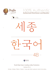 Sejong Korean 4 B Student book.Korėjiečių kalbos vadovėlis, 8 lygis - Humanitas