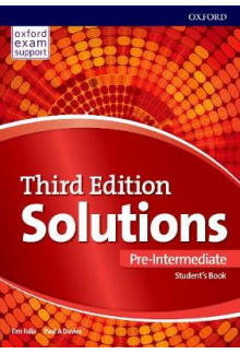 Solutions Pre-Intermediate Student's Book and Online Practice (vadovėlis su onlice practice, 3rrd. edition) - Humanitas