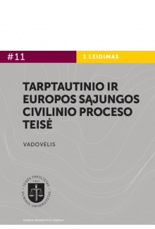 Tarptautinio ir Europos Sąjungos civilinio proceso teisė (#11) - Humanitas