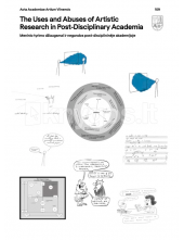 Meninio tyrimo džiaugsmai ir negandos post-disciplininėje akademijoje (Nr. 109) | The Uses and Abuses of Artistic Research in Post-Disciplinary Academia (Nr. 109) - Humanitas