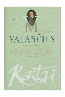 Raštai T.3 Motiejus Valančius - Humanitas