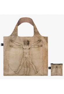 LEONARDO DA VINCI Vitruvian Man Recycled Bag - Humanitas