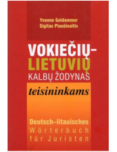 Vokiečių-lietuvių kl.žodynas teisininkams - Humanitas