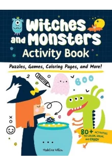 Witches and Monsters Activity Book: Puzzles, Games - Humanitas
